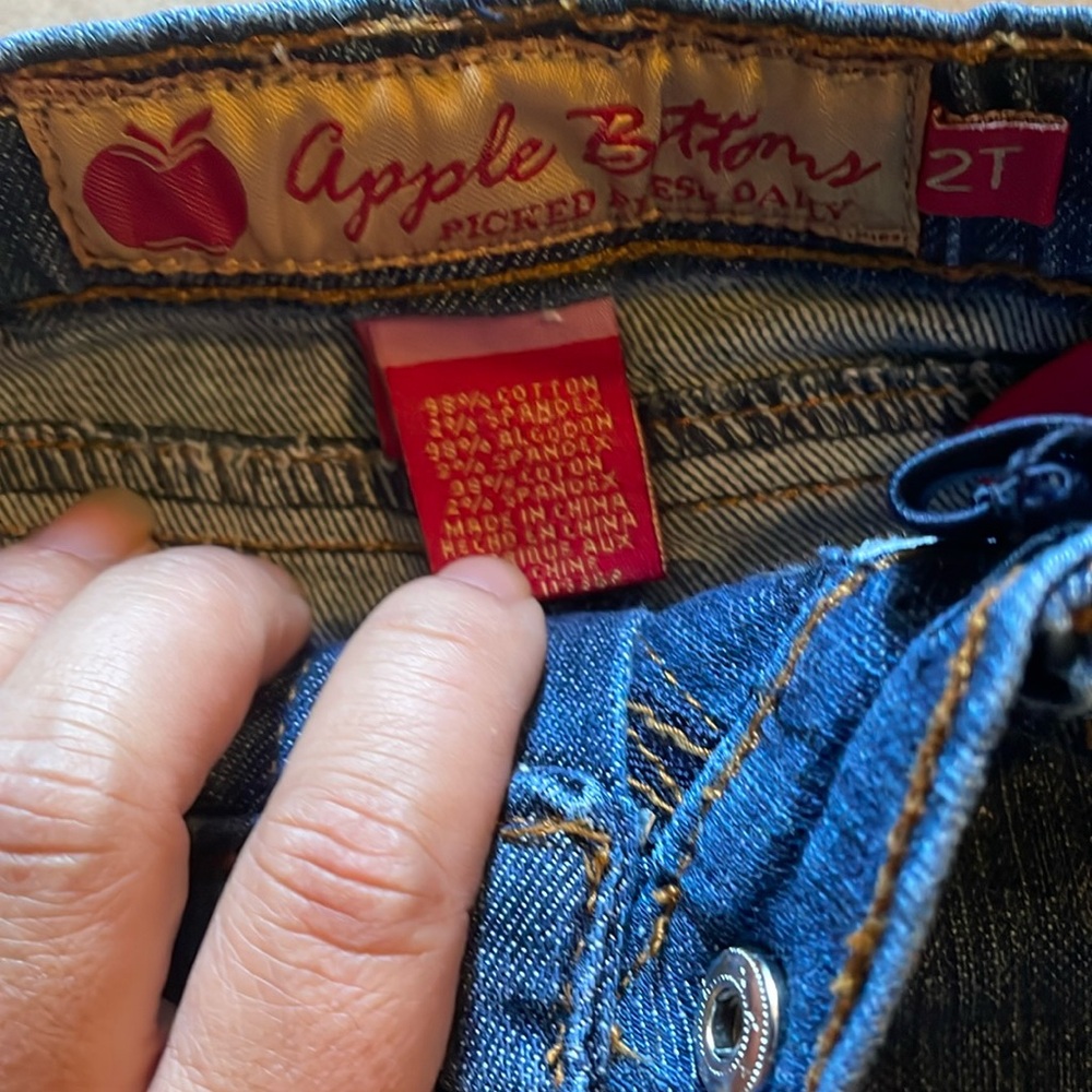 Apple bottom toddler pants